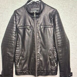 Black Leather Jacket for Men